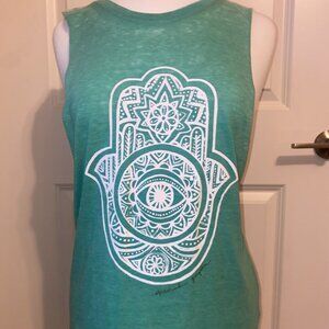 Spiritual Gangster Tank Top Hamsa Hand
